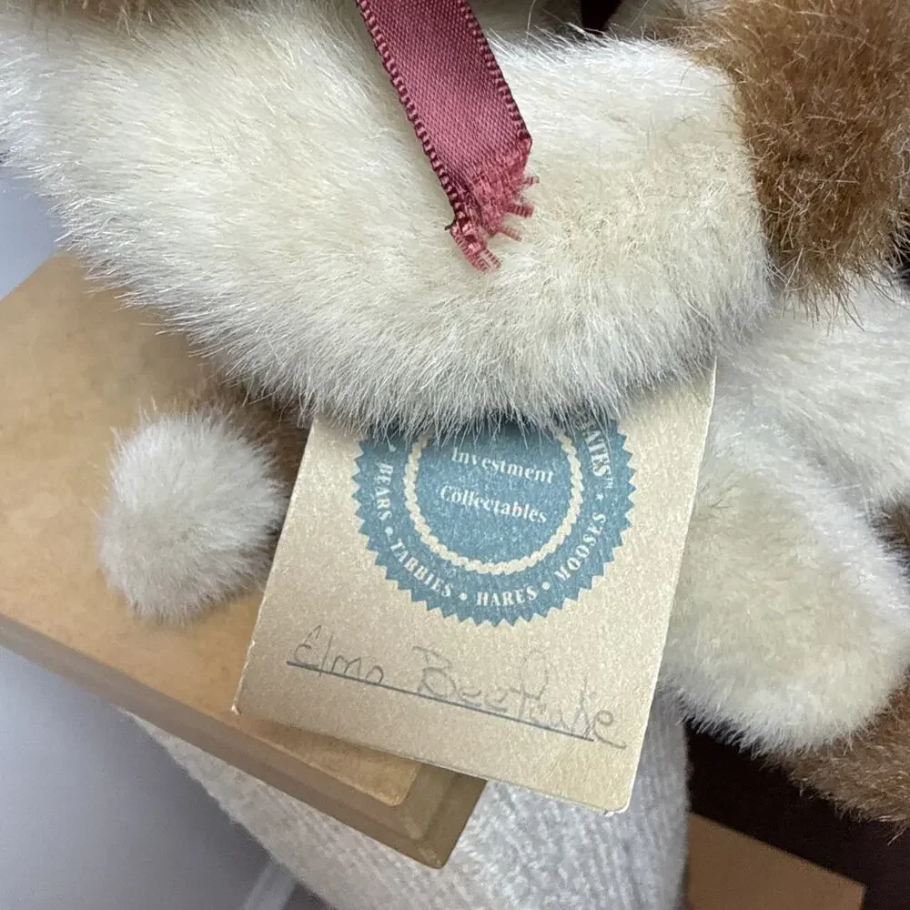 Boyds Bears & Friends Ermo Beesthole Plush Cow 1997 w/ Tags Jointed Bean Bag